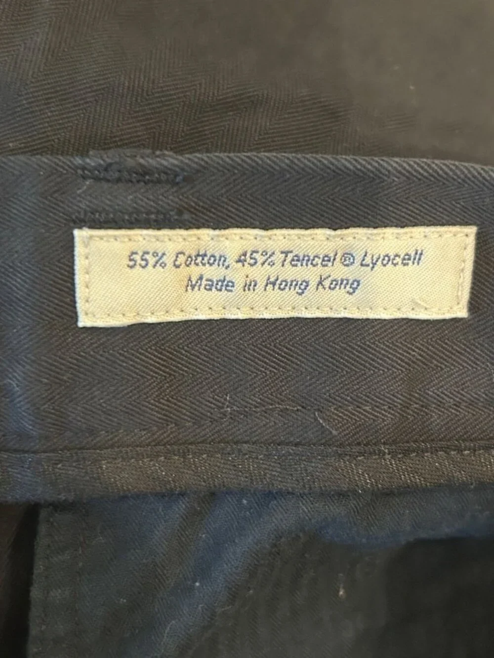 John W. Nordstrom Pleated Shorts Black Herringbone Bermuda Size 36 Waist